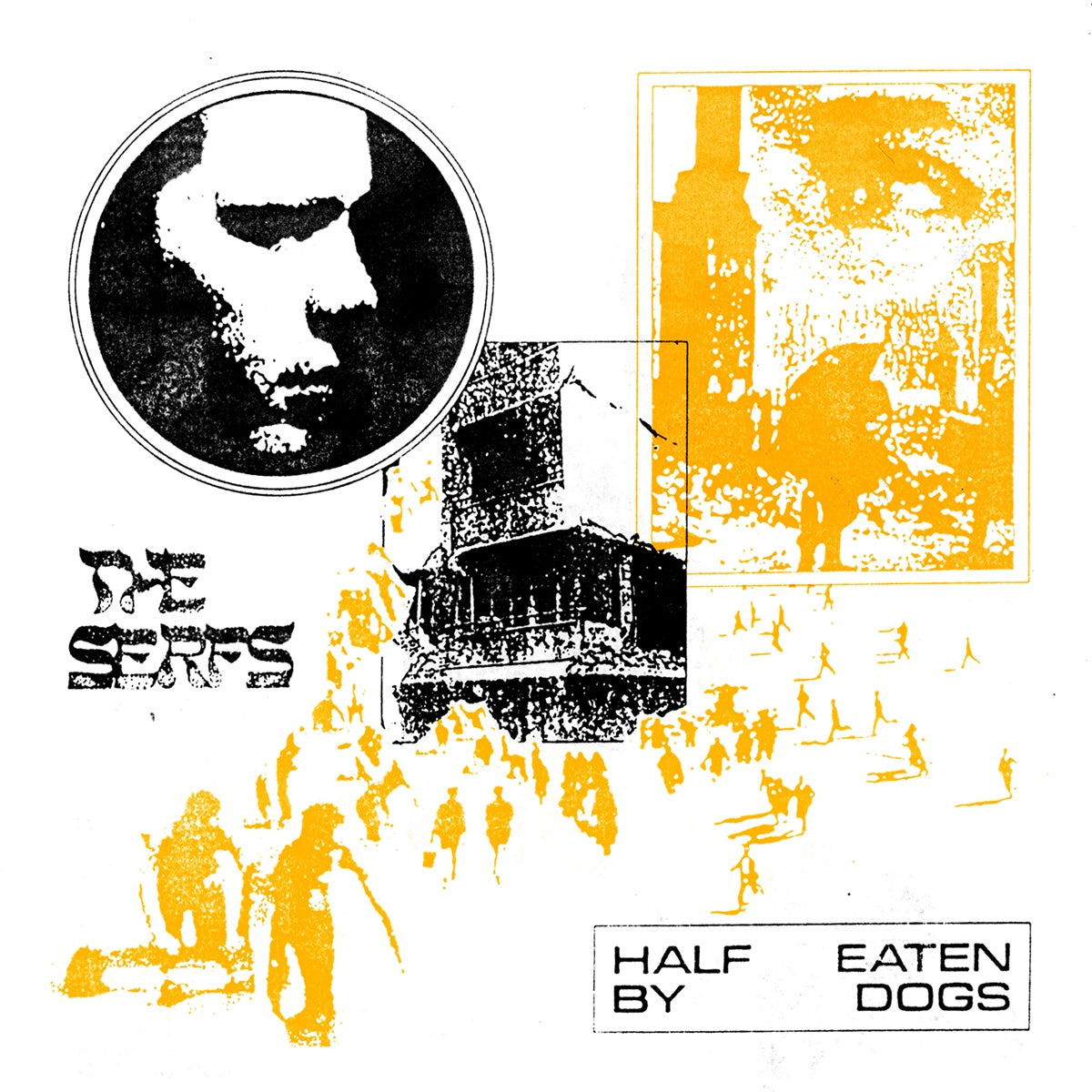 THE SERFS • Half Eaten By Dogs (Raw Meat Vinyl) • LP