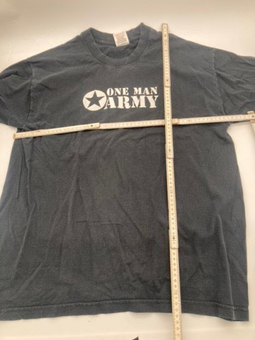 ONE MAN ARMY • Star Logo • XL • T-Shirt • Second Hand