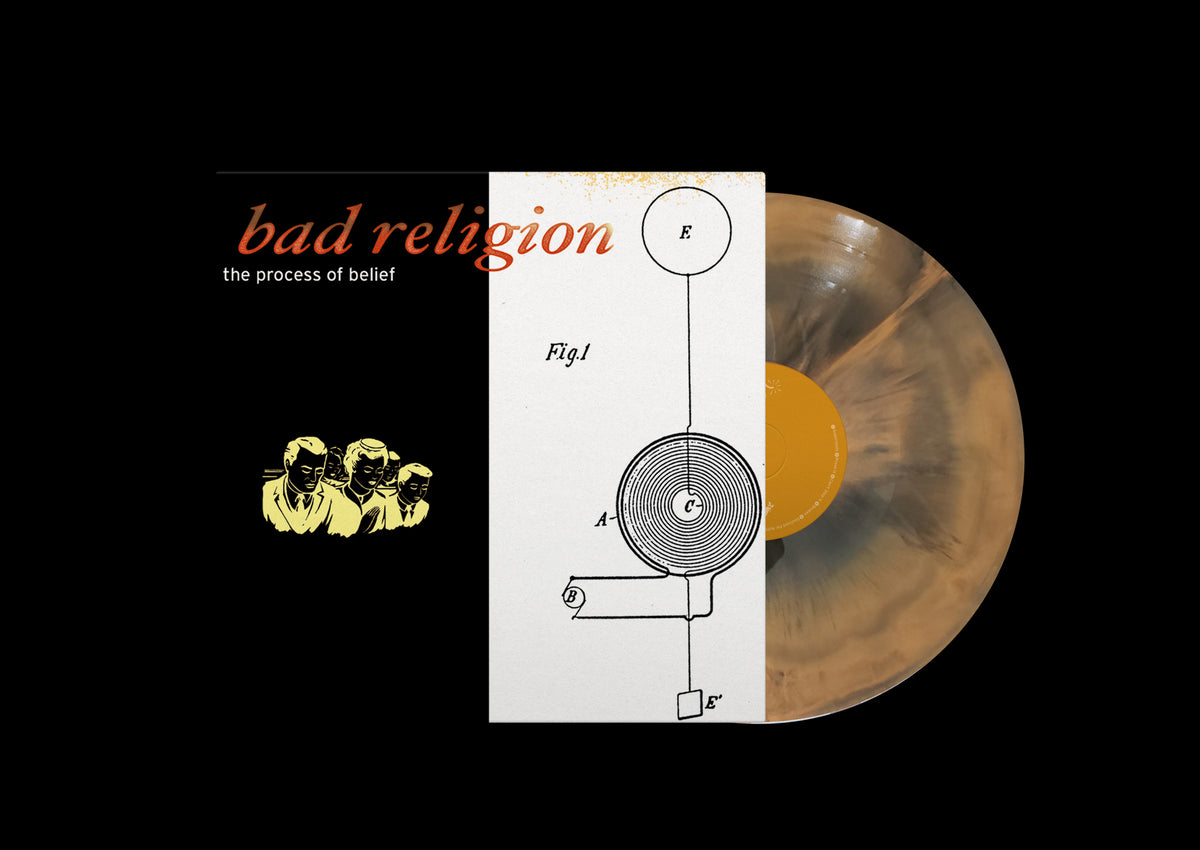 BAD RELIGION • The Process Of Belief (20th Anniversary Reissue, Orange/Black Vinyl) • LP