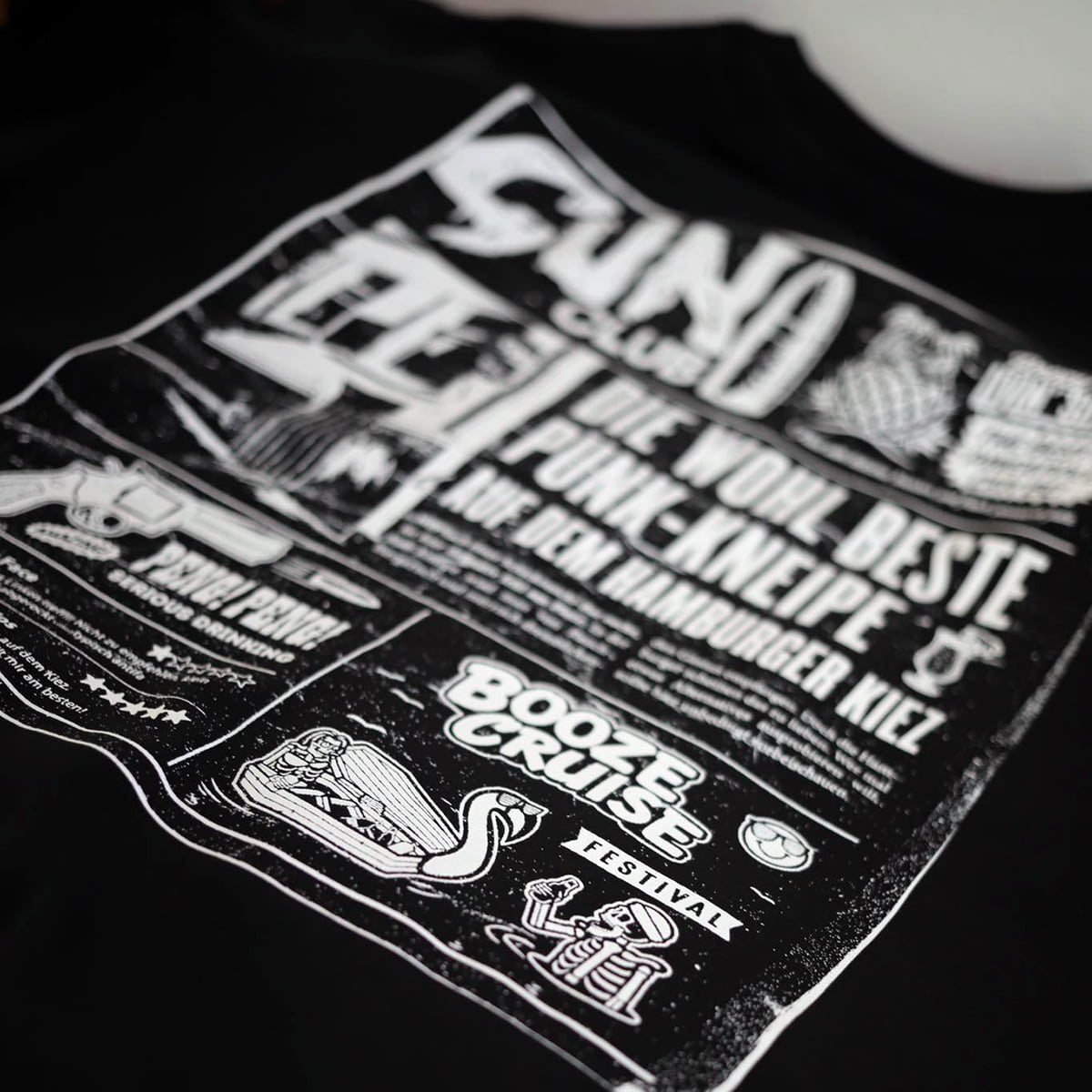 GUN CLUB • HOME OF BOOZE CRUISE • T-Shirt