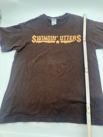 SWINGIN' UTTERS • Logo • M • T-Shirt • Second Hand