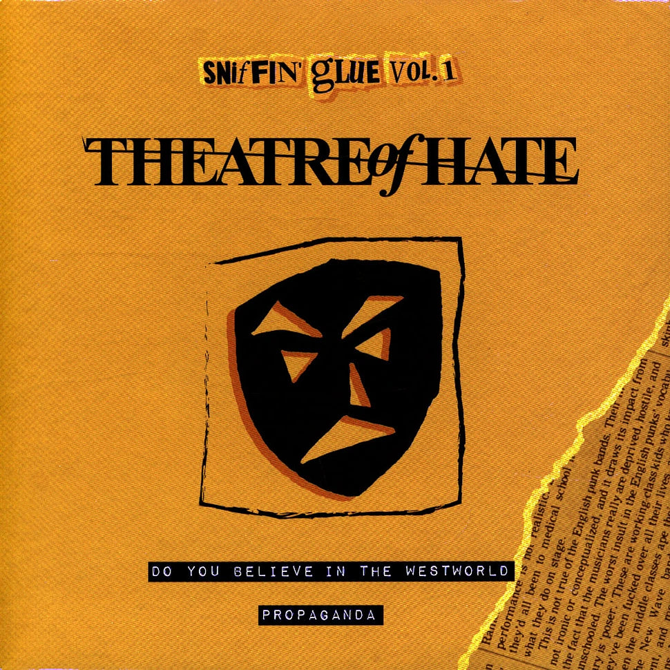 THEATRE OF HATE • Do you Believe In The West World • 7"