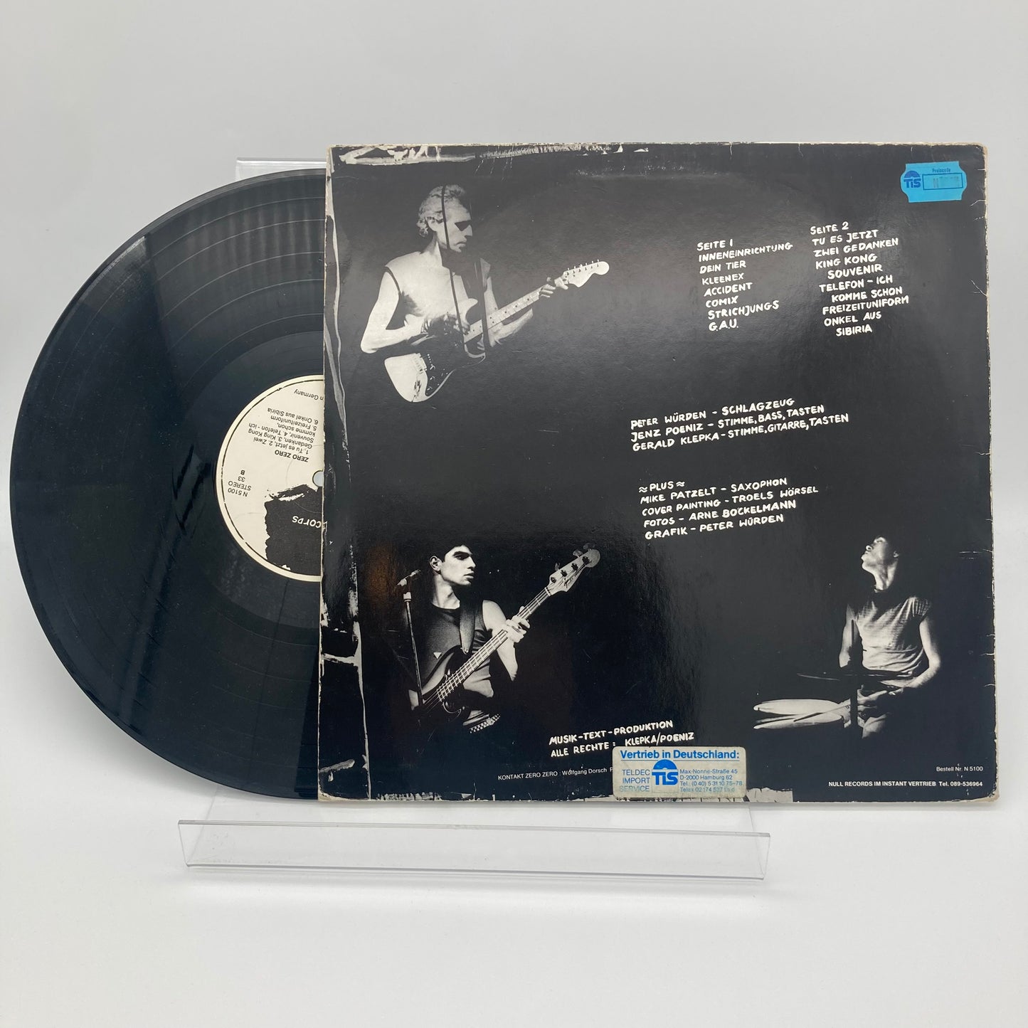 ZERO ZERO • s/t • LP • Second Hand
