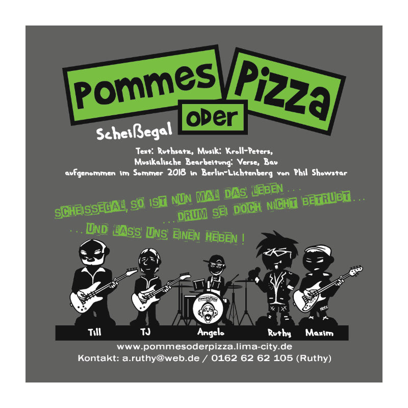 HARBOUR REBELS / POMMES ODER PIZZA • Split 7"