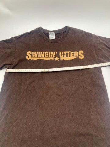 SWINGIN' UTTERS • Logo • M • T-Shirt • Second Hand