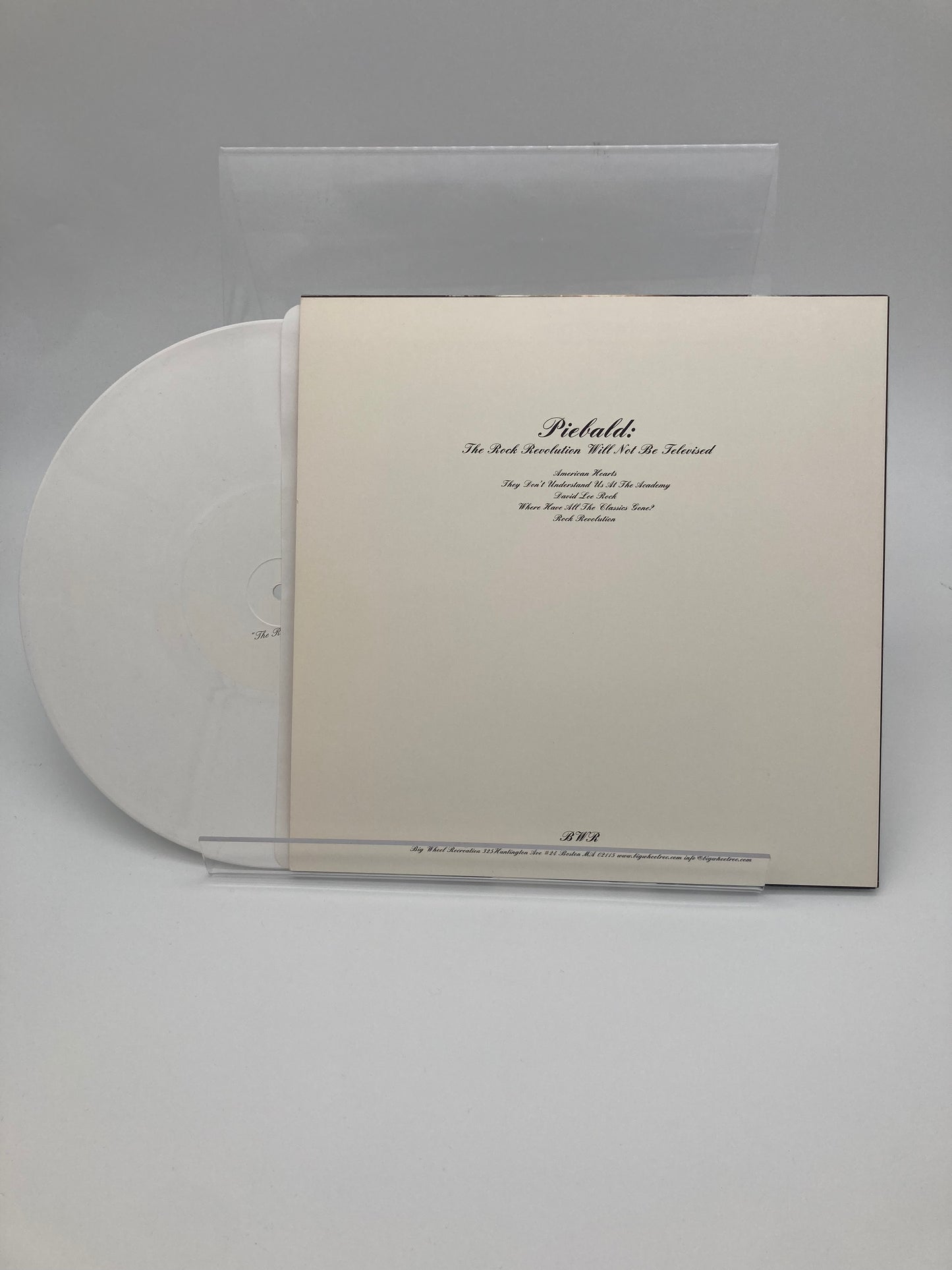 PIEBALD • The Rock Revolution Will Not Be Televised (White Vinyl) • 10" • Second Hand
