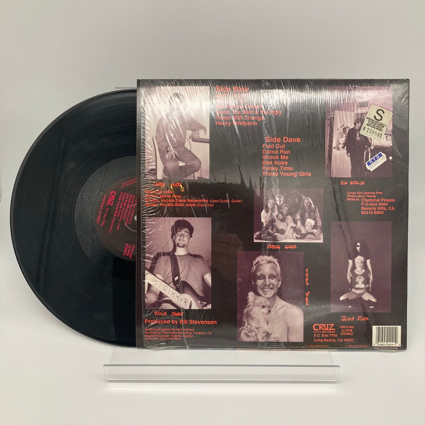 CHEMICAL PEOPLE • So Sexist! • LP • Second Hand