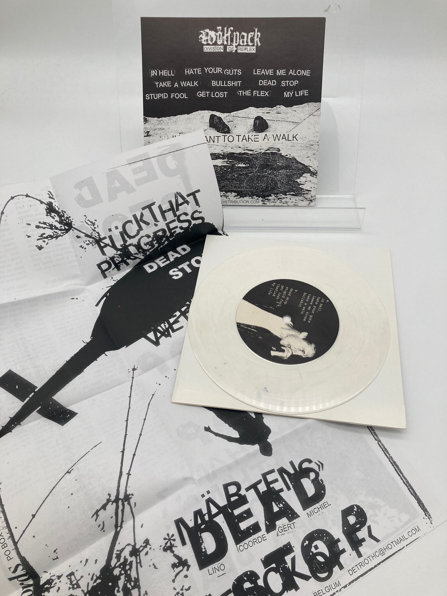 DEAD STOP • s/t • 7" (white) • Second Hand