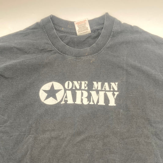 ONE MAN ARMY • Star Logo • XL • T-Shirt • Second Hand