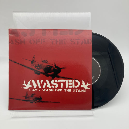 WASTED • Can't Wash Off The Stains • 10" • Second Hand