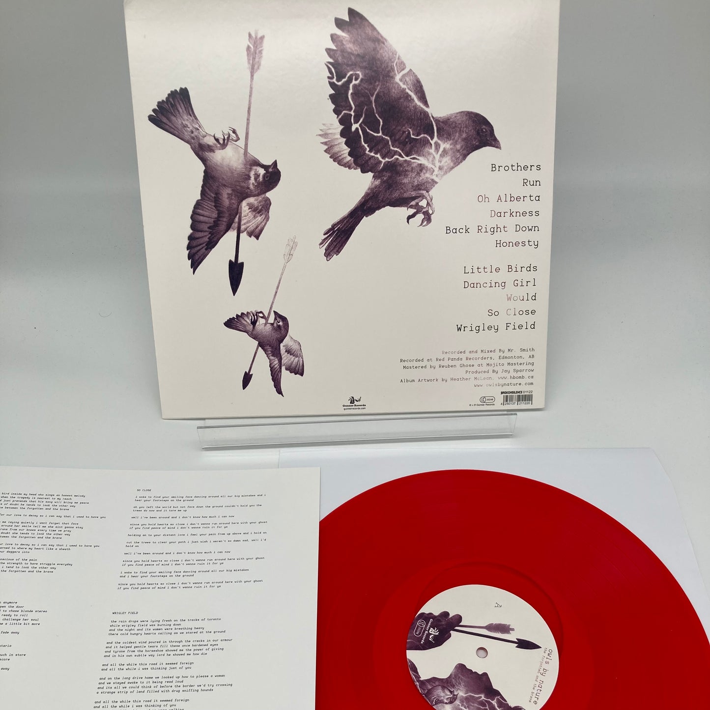 OWLS BY NATURE • The Forgotten And The Brave (Clear Red Vinyl) • LP • Second Hand