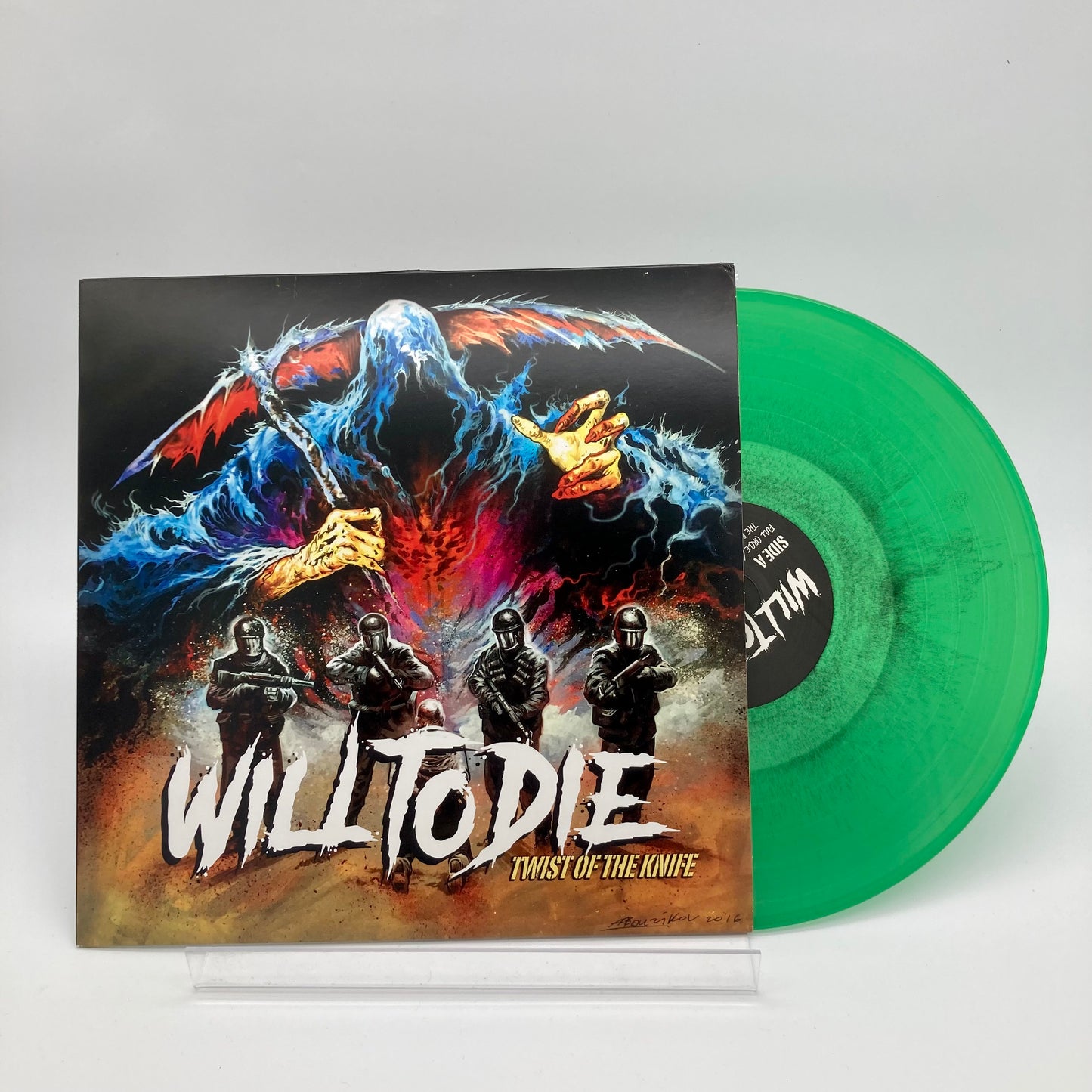 WILL TO DIE • Twist Of The Knife (Translucent Green Vinyl) • LP • Second Hand