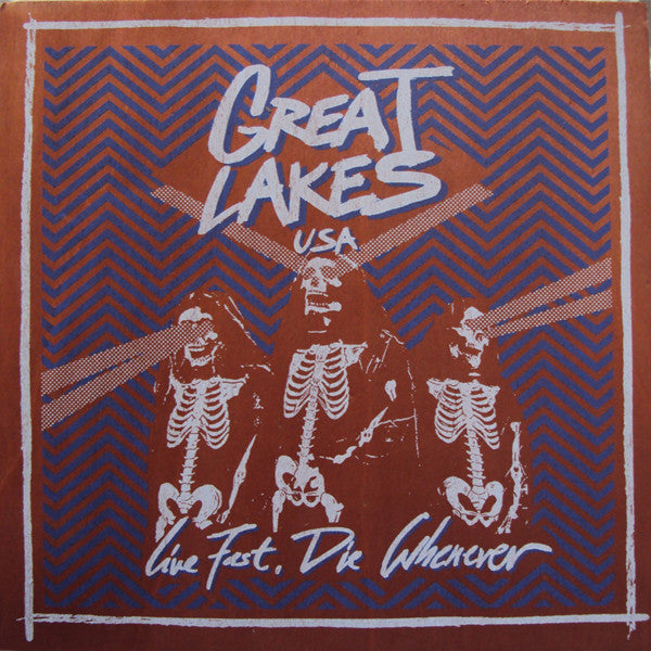 Great Lakes USA • Live Fast, Die Whenever • LP & Wooden Cover • Second Hand