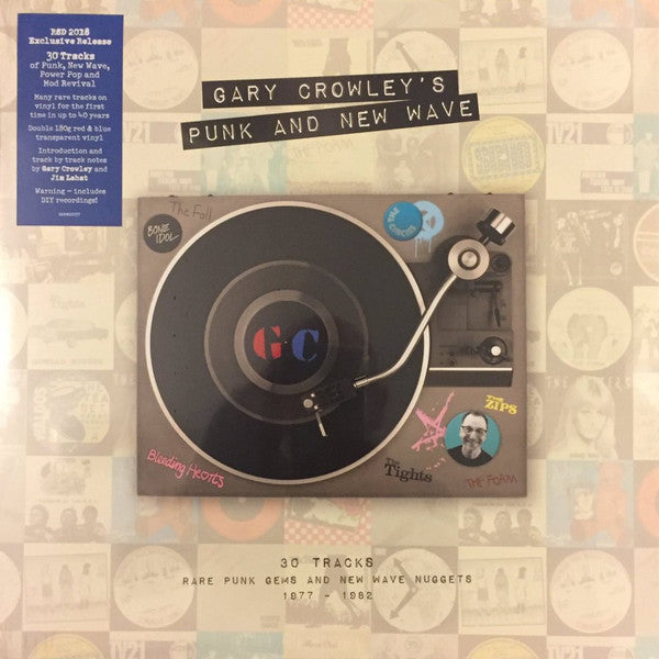 V/A • Gary Crowley's Punk And New Wave (180g Red & Blue Transparent Vinyl) • DoLP