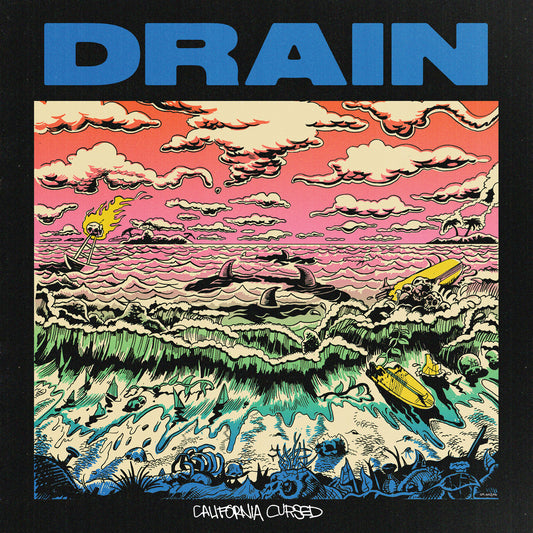DRAIN • California Cursed (Light Blue Vinyl) • LP