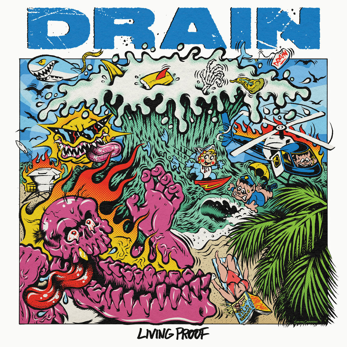 DRAIN • Living Proof (Green Yellow Galaxy) • LP