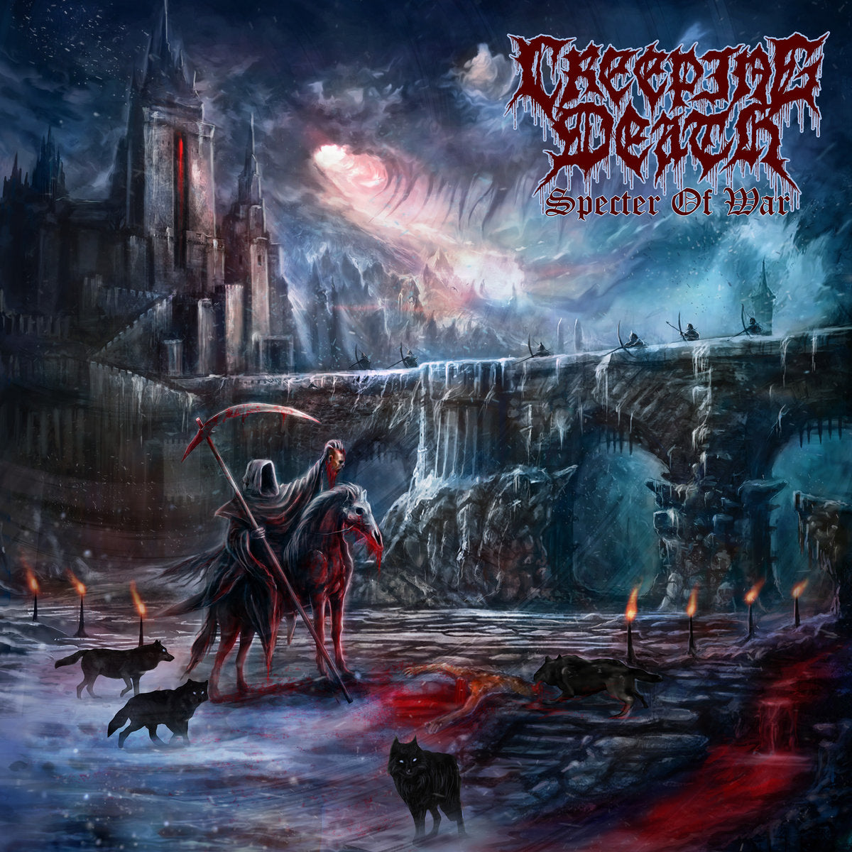 CREEPING DEATH • Specter Of War (Clear Light Blue Vinyl) • 12"