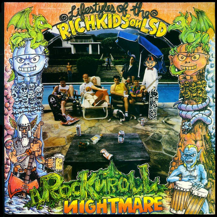 RICH KIDS ON LSD / RKL • Rock N Roll Nightmare (Green Orange Vinyl) • LP