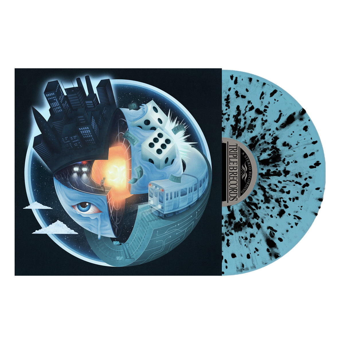 LIFE'S QUESTION • World Full Of... (Clear Blue w/Black Splatter Vinyl) • LP