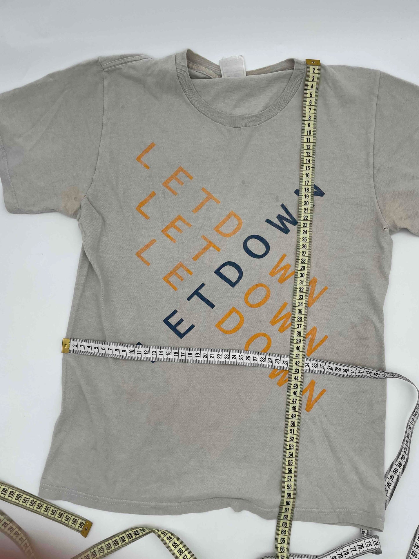 LET DOWN • X LOGOS • T-Shirt • Small