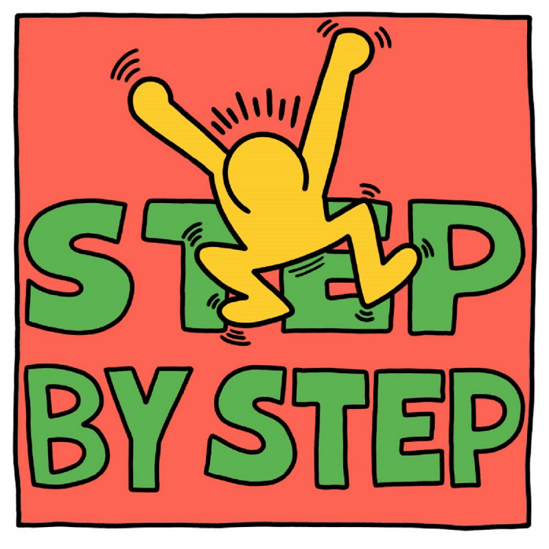 STEP BY STEP • S/T • 7"