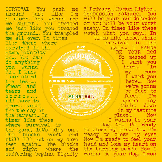 MODERN LIFE IS WAR • Tribulation Worksongs Vol. 3 • 7"