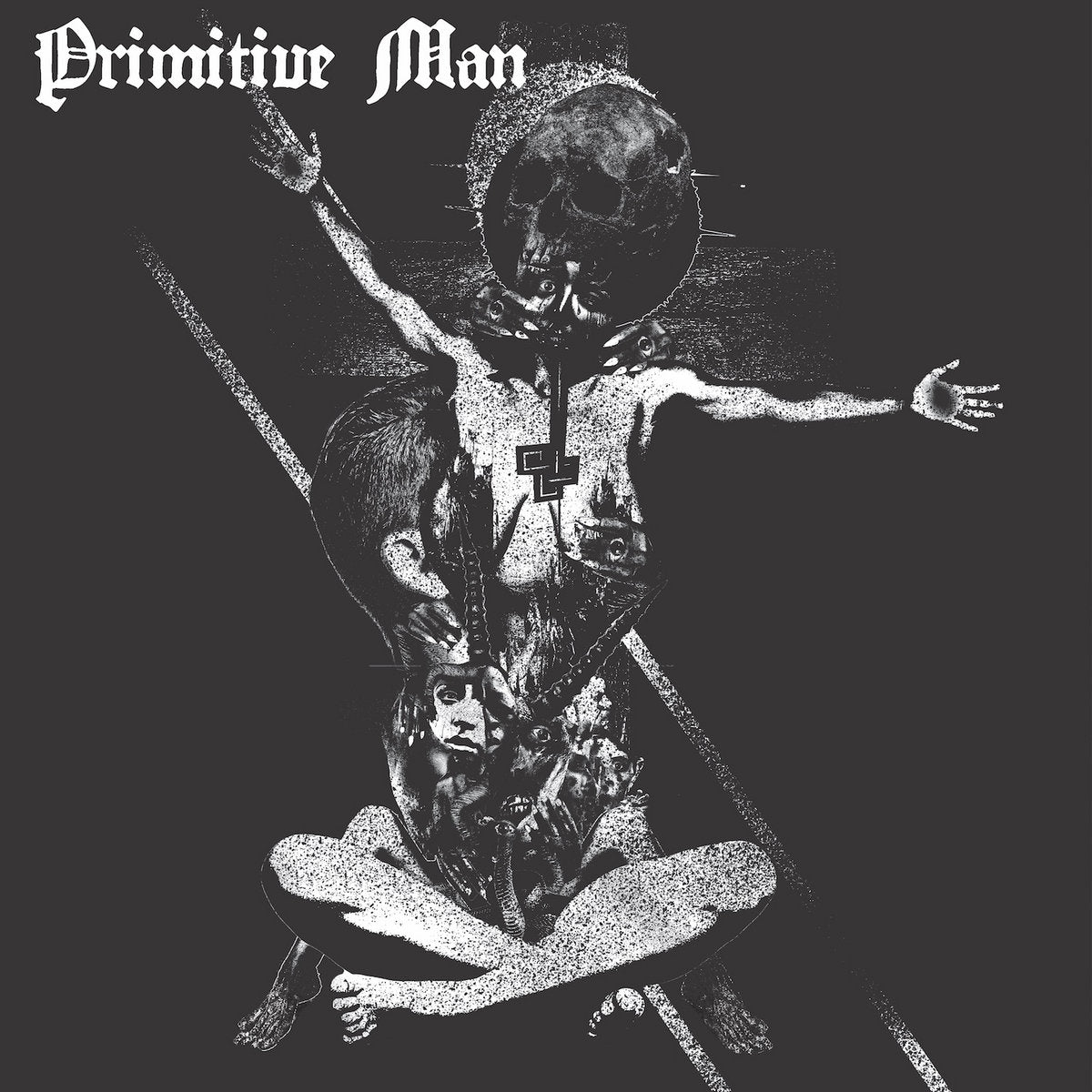 PRIMITIVE MAN • Insurmountable (Clear w/ White Smoke & Gold Splatter) • LP
