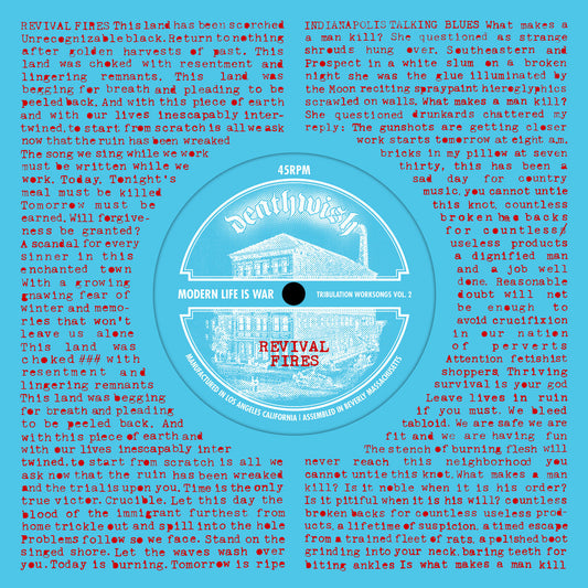 MODERN LIFE IS WAR • Tribulation Worksongs Vol. 2 (White Vinyl) • 7"