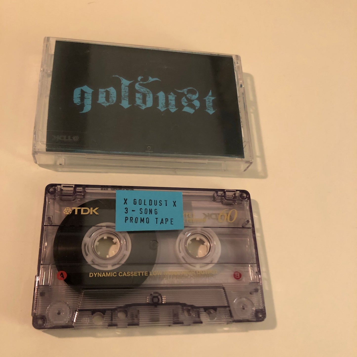 GOLDUST • 3 Song Promo Tape • blue cover