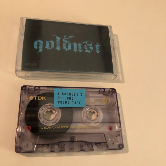 GOLDUST • 3 Song Promo Tape • blue cover