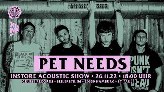 PET NEEDS • Acoustic instore show • Saturday, 26.11.2022