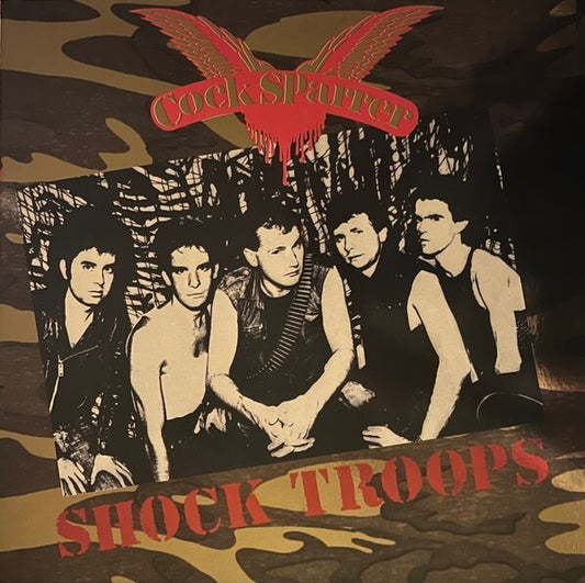 COCK SPARRER • Shock Troops (Anniversary Edition, Gold Cover) • LP
