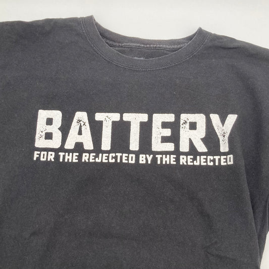 BATTERY •  For The Rejected By The Rejected • T-Shirt • M • Second Hand