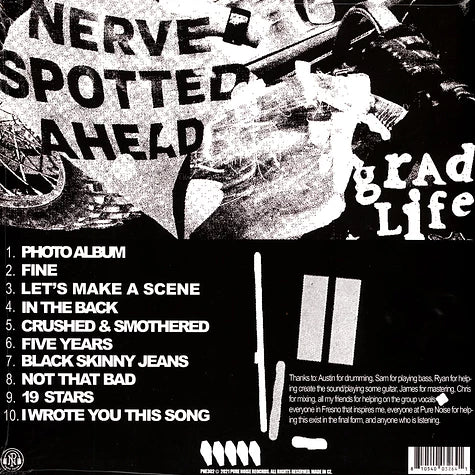 GRADUATING LIFE • II (Black Inside Royal Blue Vinyl) • LP