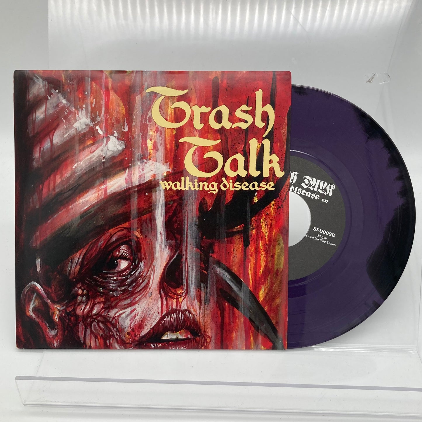 TRASH TALK • Walking Disease (Purple/Black Vinyl) • 7" • Second Hand