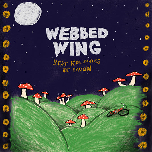 WEBBED WING • Bike Ride Across The Moon (Green Vinyl) • LP