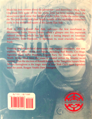 BEN NADLER • Punk in NYC's Lower East Side 1981-1991 • Zine