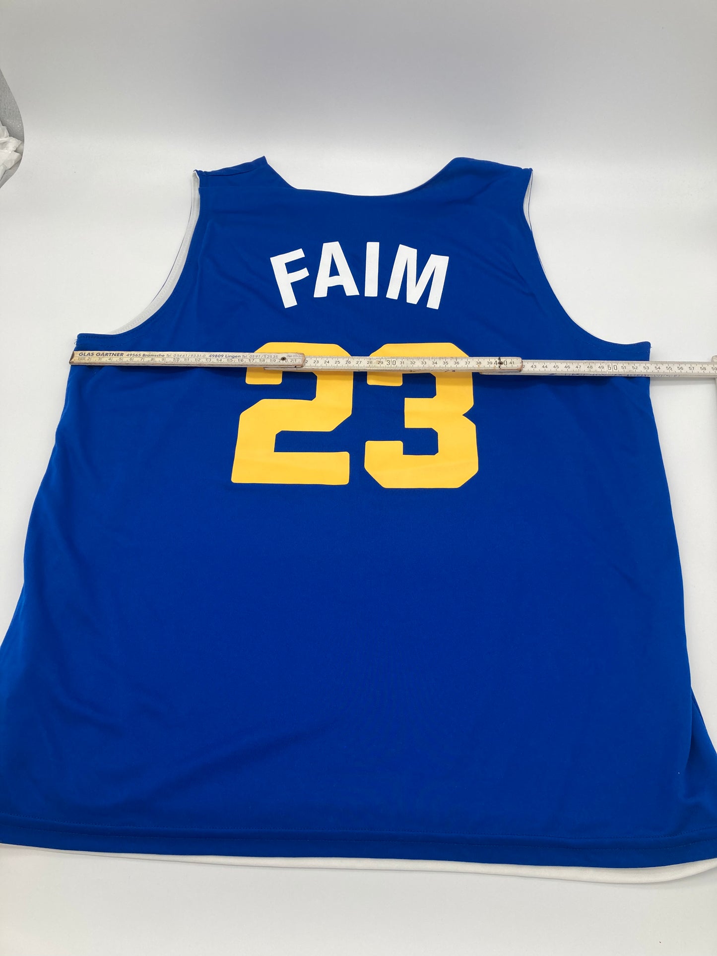 FAIM • Miles High Hardcore • Basketball Jersey • T-Shirt • L • Second Hand
