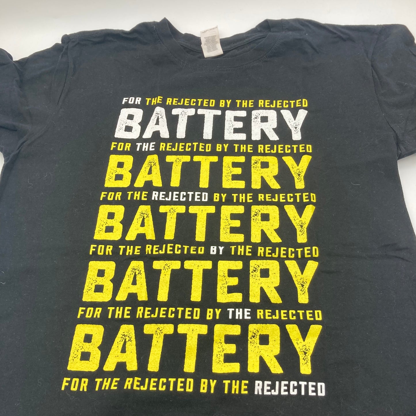 BATTERY • For The Rejected By The Rejected • T-Shirt • Second Hand