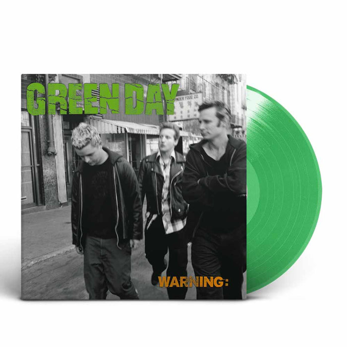 GREEN DAY • Warning (Reissue, Fluorescent Green Vinyl) • LP