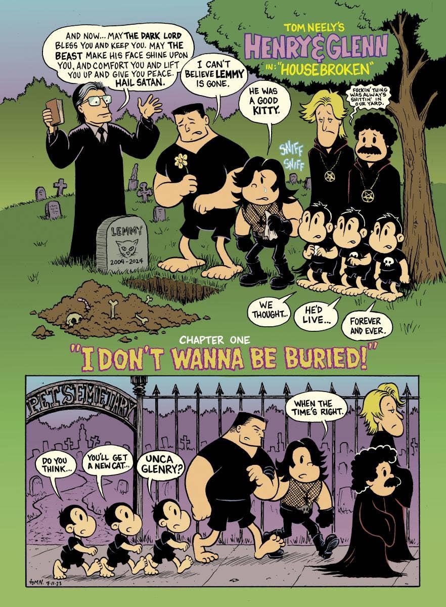 TOM NEELY • All New Henry & Glenn Comics and Stories • Book