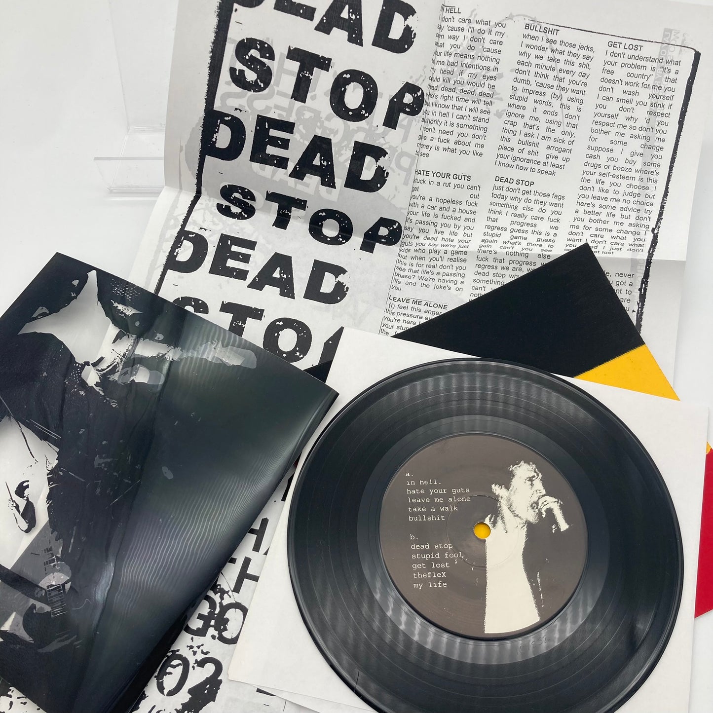 DEAD STOP • s/t (Belgian Flag Cover) • 7"  • Second Hand