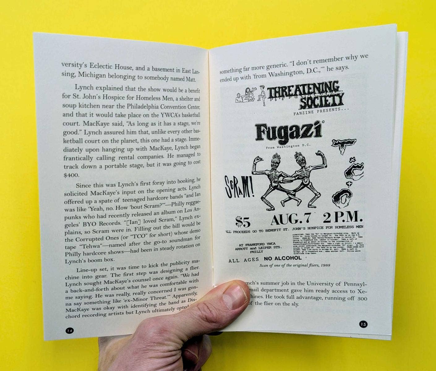 Upside Down Punks: The Strange but True Story of That Fugazi Basketball Hoop Show • Zine