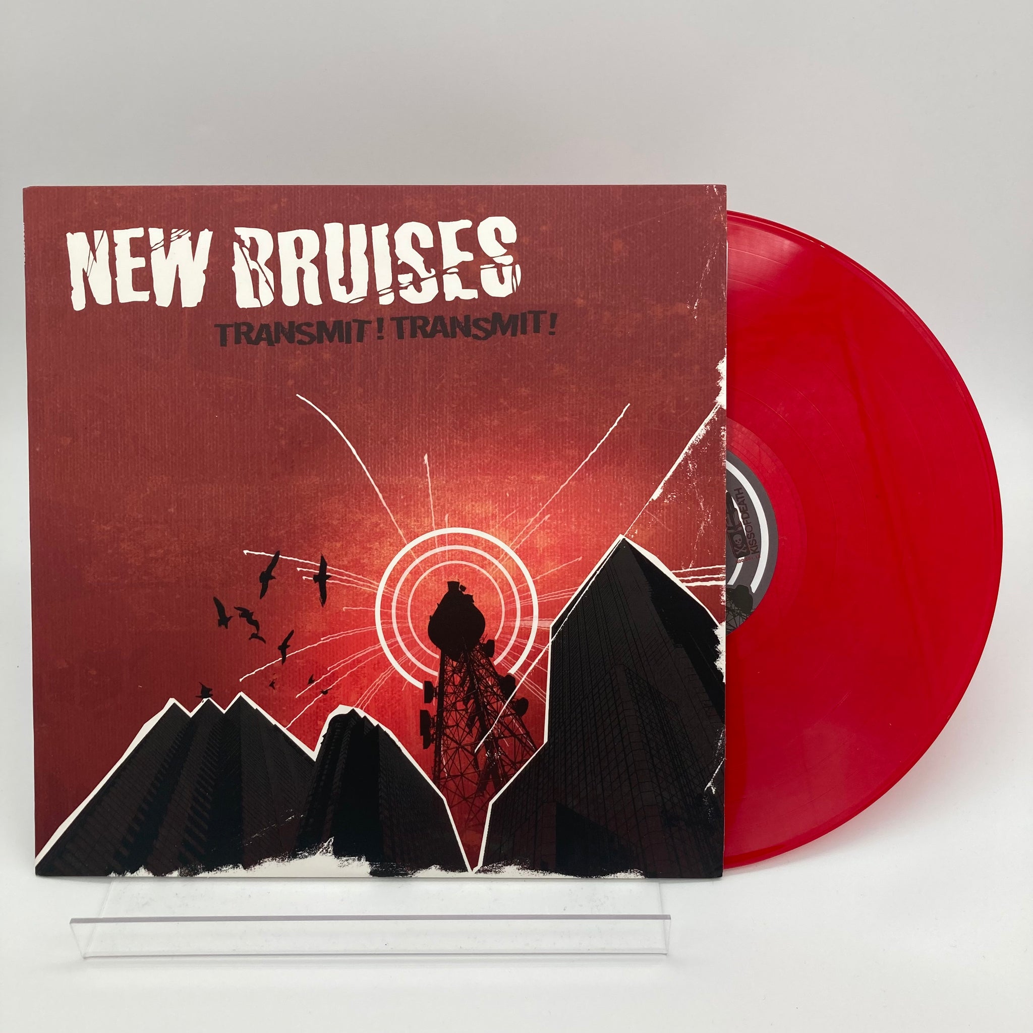 NEW BRUISES • Transmit! Transmit! (Transparent Red Vinyl) • LP • Second Hand