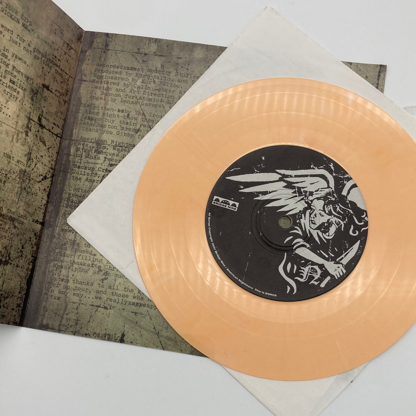 AMERICAN NIGHTMARE • The Sun Isn't Getting Any Brighter (Orange Vinyl, 1st Press) • 7" • Second Hand