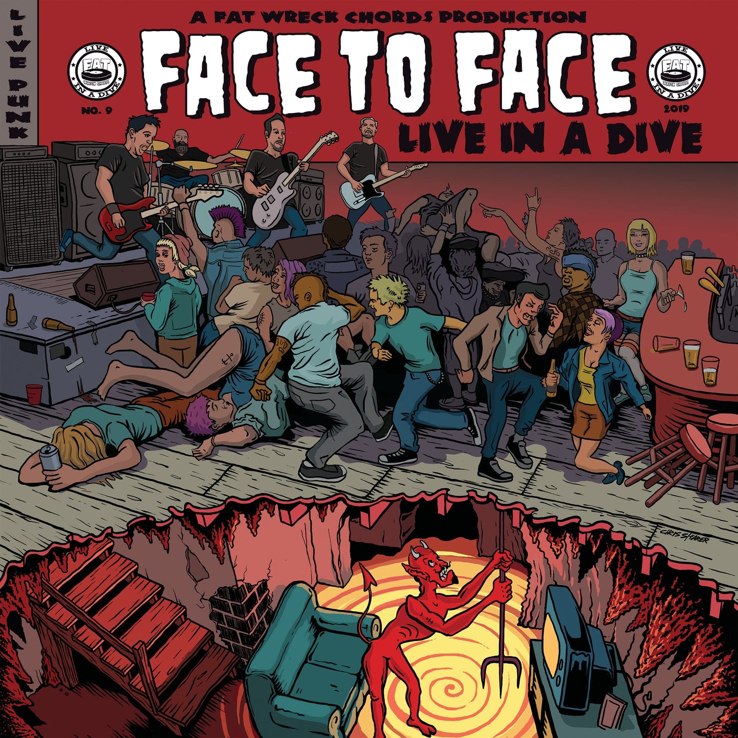 FACE TO FACE • Live In A Dive • LP