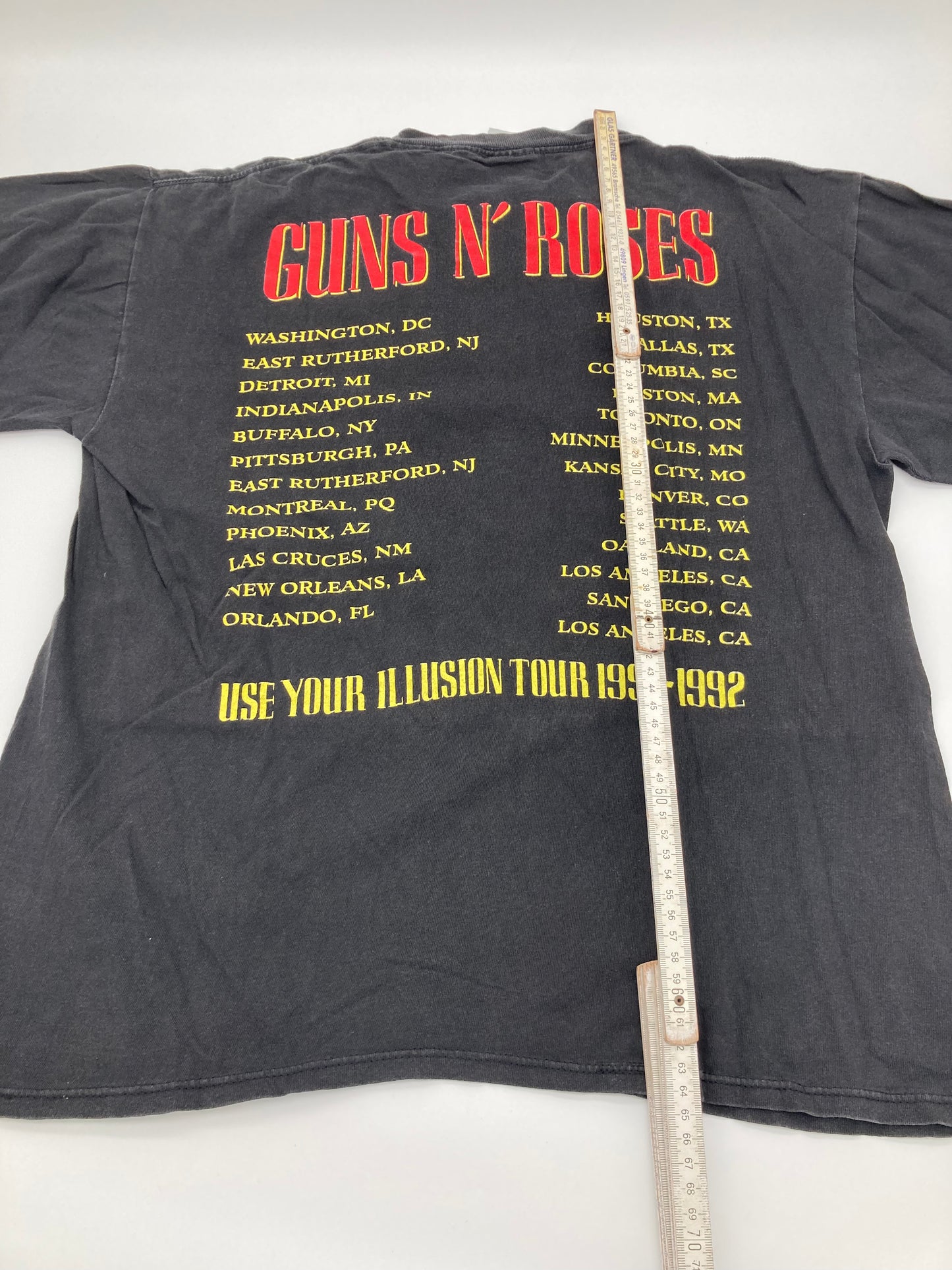 GUNS N'ROSES • Tour 1991-1992 • L • T-Shirt