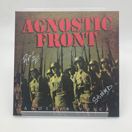 AGNOSTIC FRONT • Another Voice (signed by Roger & Stigma) • LP