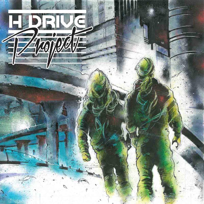 H DRIVE • Syntax Zero One (Clear w/Blue&Green Splatter) • 10"