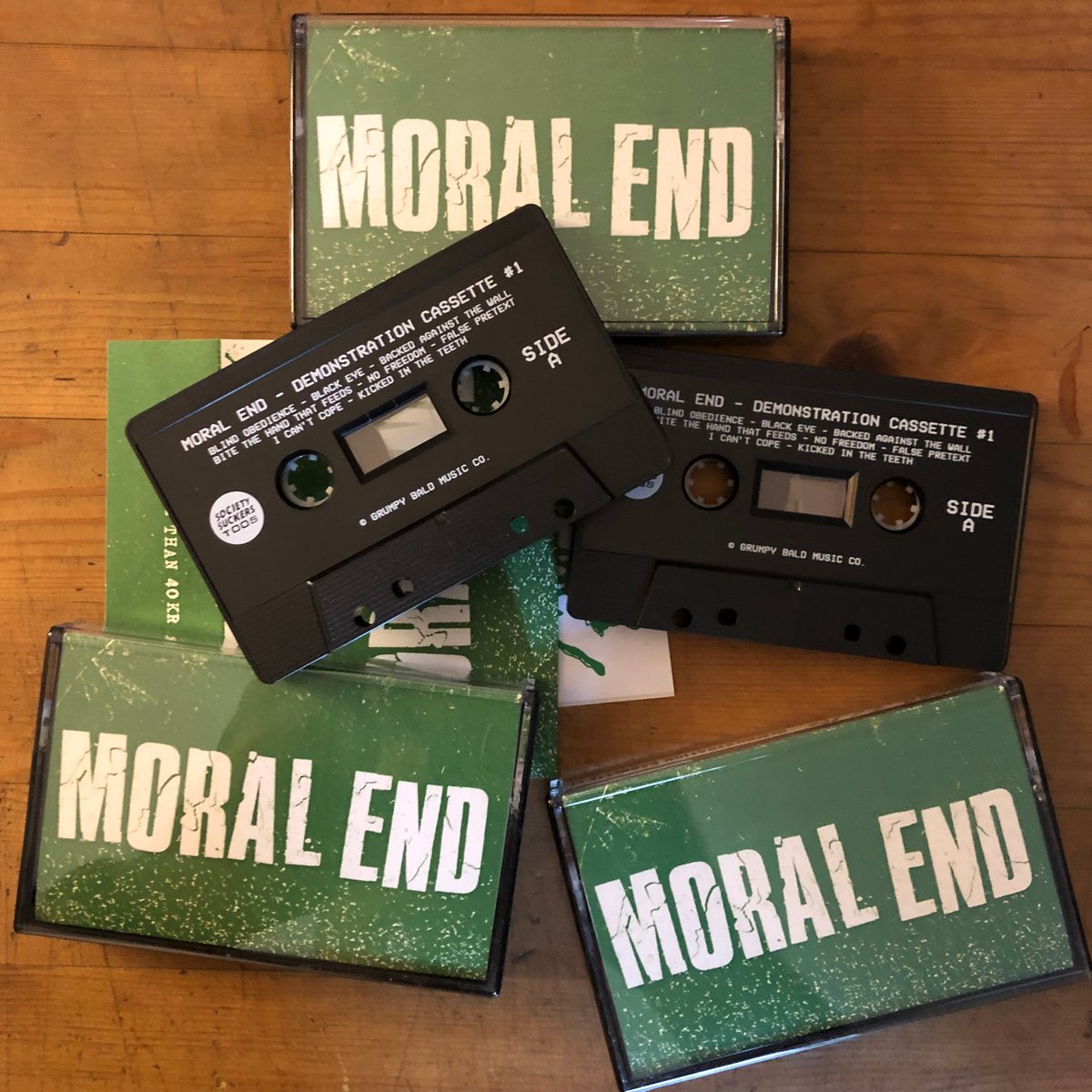 MORAL END • Demonstration • Tape